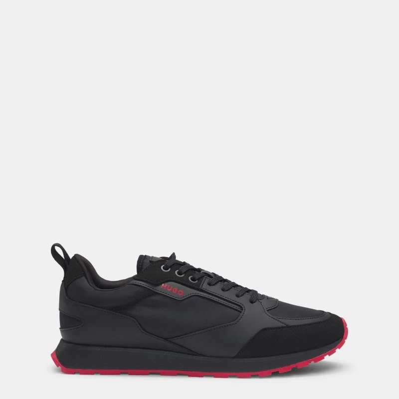 Image of Hugo Mens Icelin Runners Black/Red 001 male 11 (45)