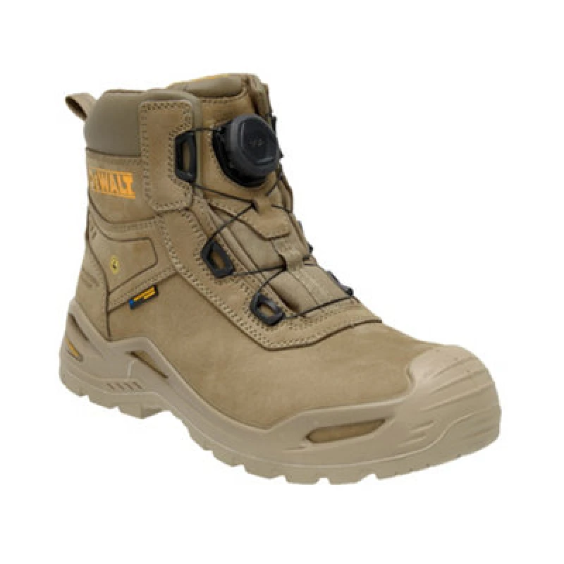 Image of DEWALT DEWALT Lander 12 Boa Lightweight Boots Stone UK 12 EUR 47 DEWLANDER12 LANDER 12