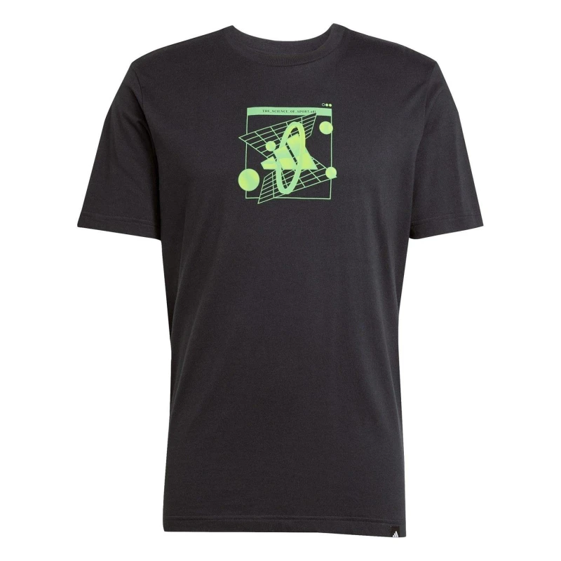 Image of adidas Graphic Logo T-Shirt Mens Retro Black male XL