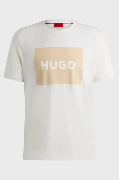 Image of HUGO Dulive222 Graphic T-Shirt Open White XL
