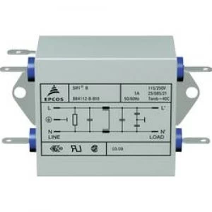 Image of EMI filter flame retardant 250 V AC 20 A 1.8 mH L
