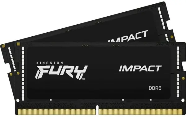 Image of Kingston FURY Kingston FURY Impact 32GB (2x16GB) 5600MHz CL40 DDR5 SODIMM Memory KF556S40IBK2-32