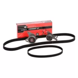 Image of GATES Timing belt kit K025435XS Timing belt set,Cam belt kit HYUNDAI,KIA,MITSUBISHI,TERRACAN (HP),GALLOPER II (JK-01),H-1 Kastenwagen (A1)