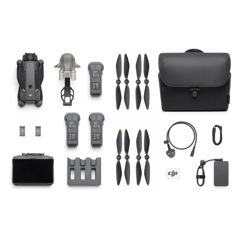 Image of DJI Mavic 4 Pro Drone Creator Combo with DJI RC Pro 2 Remote Controller - Dark Grey, Silver/Grey 6937224110014