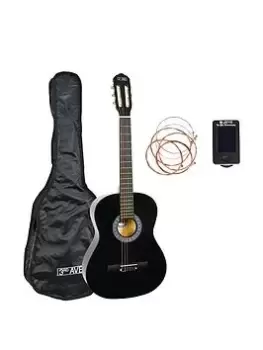 Image of 3Rd Avenue Full Size Classical Guitar Pack - Black