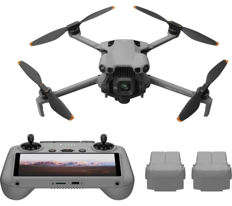 Image of DJI Mini 5 Pro Drone Fly More Combo with RC 2 Controller - Grey, Silver/Grey 6937224123212