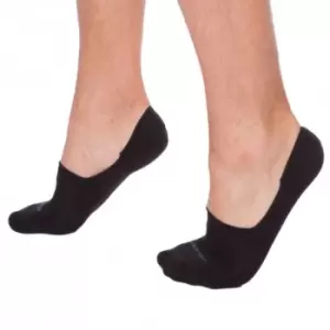 Image of Calvin Klein 2-Pack Luca Invisible Socks - Black M/L