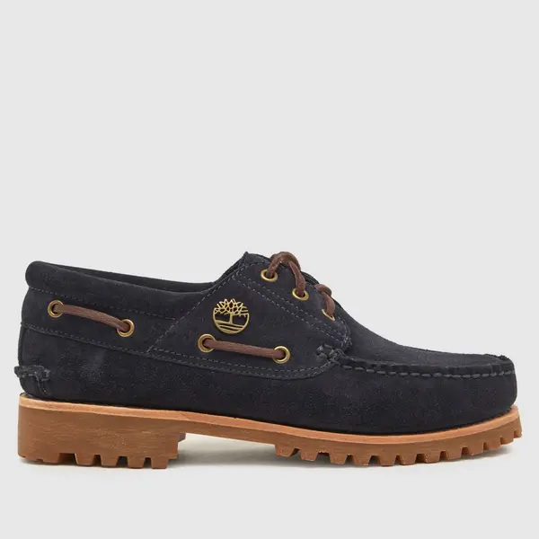 Image of Timberland authentic handsewn boat shoes in navy Navy UK 11 (EU 45½)
