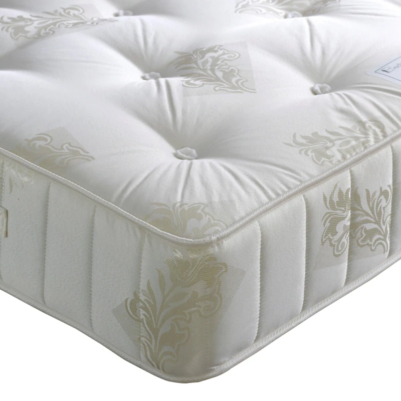 Image of Bedmaster Bedmaster Ortho Classic Orthopaedic Plush Velvet 2 Drawer Divan Set in Duck Egg Blue Size: Single Duck Egg Blue Single Unisex 950992218517