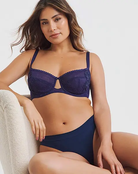 Image of Dorina Curves Aniyan Full Cup Bra Ink INK Female 32DD LO67512