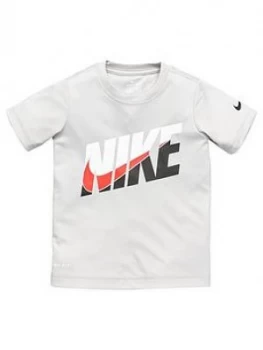 Image of Nike Younger Boys Performance T-Shirt - Grey, Size 5-6 Years