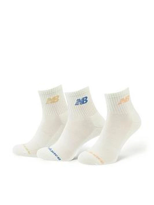 Image of New Balance Everyday Ankle Socks 3 Pack Adults - Cream Unisex 6 - 12 Months