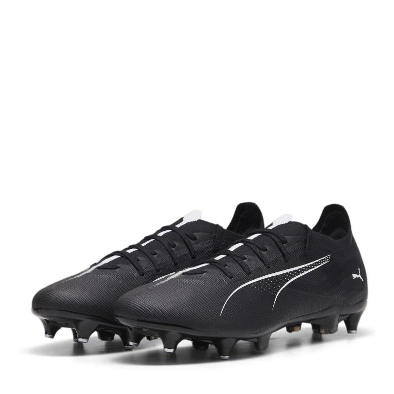 Image of Puma Ultra Match Soft Ground Football Boots - Black 7