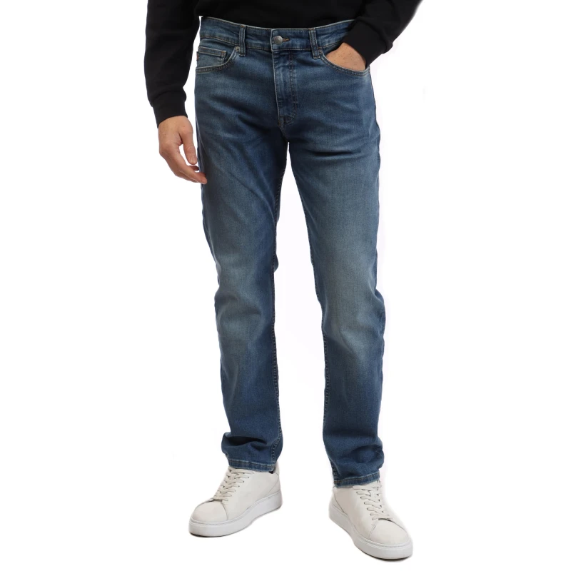 Image of Boss Mens Delaware Bo Slim Fit Jeans Bright Blue male 35W R