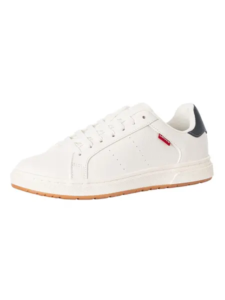 Image of Levis Piper Trainers Regular White 8 UK