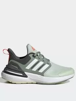 Image of adidas Sportswear Unisex Kid's Rapidasport Trainers - Light Green, Light Green, Size 10 Younger