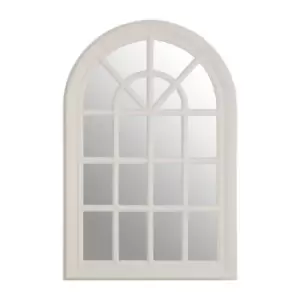 Image of Interiors By Ph White Wall Mirror