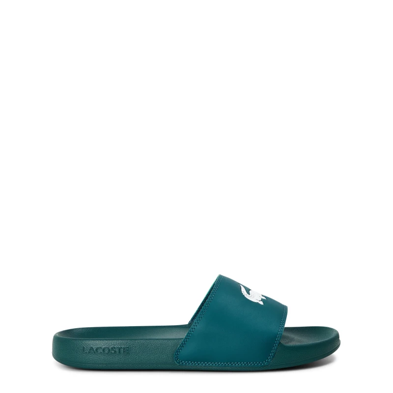 Image of Lacoste Mens Serve Pool Slides Green 1R7 male 9 (43)