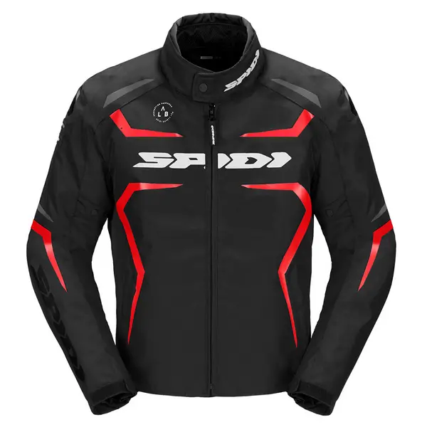 Image of Spidi Sportmaster H2Out Jacket Black White Red S