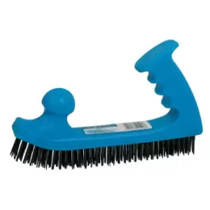 Image of Silverline Wire Brush Jumbo Easy Grip 200 x 50mm 868565