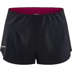 Image of Craft Womens/Ladies Pro Hypervent Split Hem Shorts (XL) (Black)