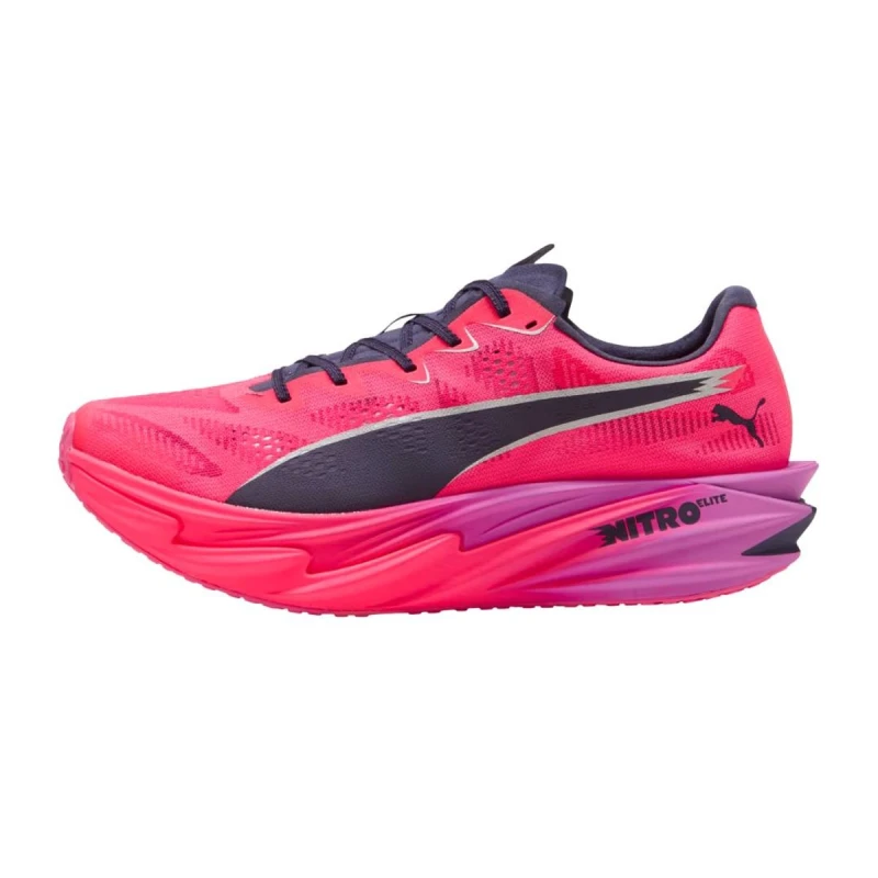Image of Puma Deviate NITRO Elite 4 PUMA x HYROX Shoes Pink Black SS26, Size 42,5 - EUR