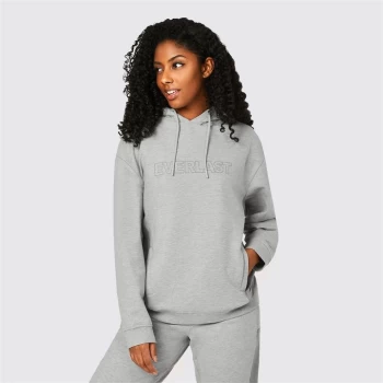 Image of Everlast Pullover Panelled Hoodie - Grey Marl