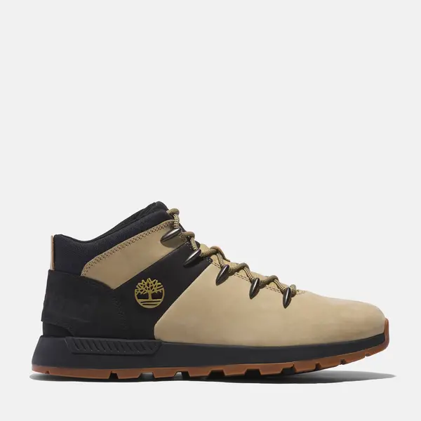 Image of Timberland Sprint Trekker Hiking Boot For Men In Beige/black Beige, Size 12.5