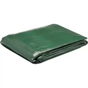 Image of Draper Green Polyethylene Tarpaulin 7m 5.4m