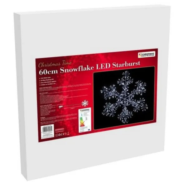 Image of Christmas Workshop 60cm 300 LED Starburst Snowflake - White 70569