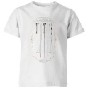 Image of Harry Potter Wand Of Harry Potter Kids T-Shirt - White - 9-10 Years