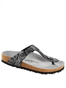 Image of Birkenstock Gizeh Flip Flop - Black, Size 7, Women