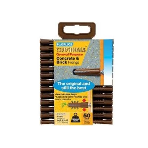 Image of Plasplugs SGP550 Originals General-Purpose Fixings (Pack 50)