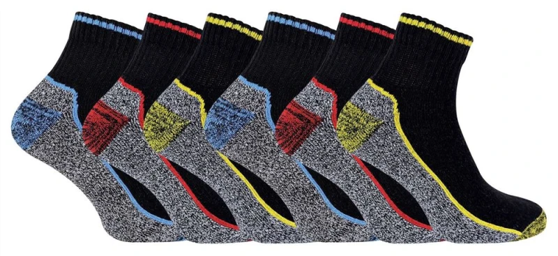 Image of Sock Snob Sock Snob Men Ankle Soft Breathable Bamboo Work Socks for Summer in Black Size: 12-14 Black 12-14 Male 5060910920534