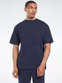 Image of Reebok Identity Vector T-Shirt, Black Size XL Men