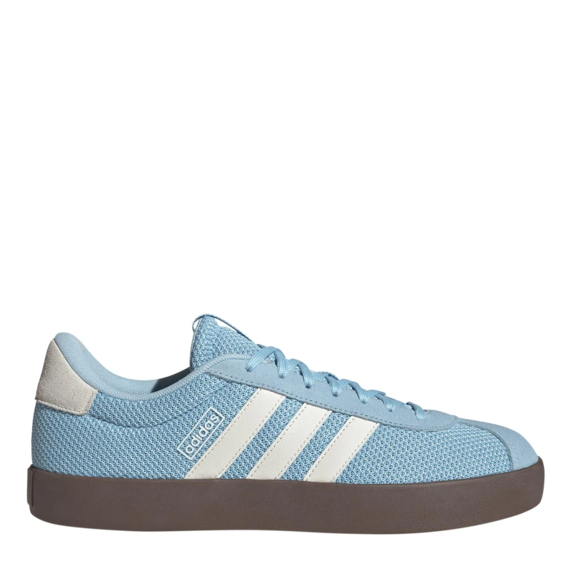 Image of adidas Mens Vl Court 3.0 Low-Top Trainers Blue/White/Gum male 7 (40.7)