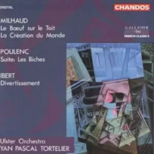 Image of Orchestral Works - Milhaud/Poulenc/Ibert by Tim Holmes CD Album