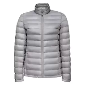 Image of SOLS Womens/Ladies Wilson Lightweight Padded Jacket (XL) (Metal Grey)