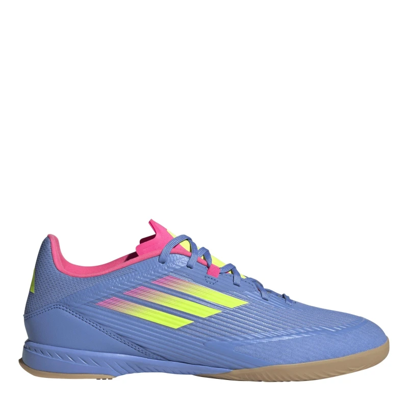 Image of adidas Unisex Adults F50 League Indoor Football Boots Blue/Lucid Lemo unisex 7.5 (41.3)