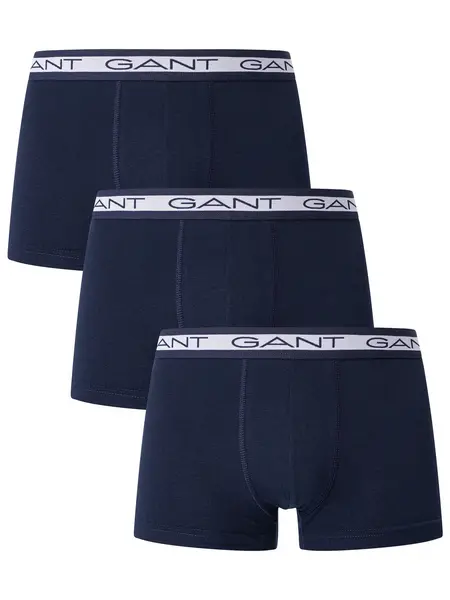 Image of Gant 3 Pack Basic Trunks Marine S