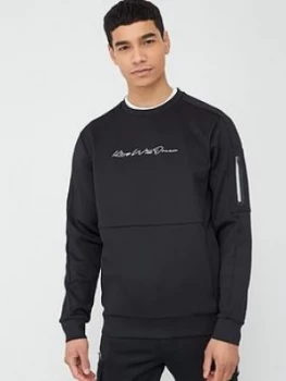 Image of Kings Will Dream Avell Sweat Top - Black, Size S, Men