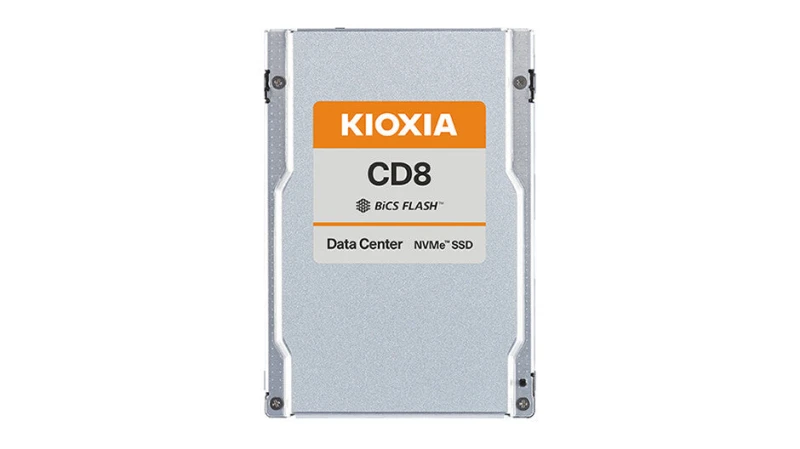 Image of Kioxia CD8-V 6.4 TB 2.5" PCI Express 4.0 NVMe BiCS FLASH TLC