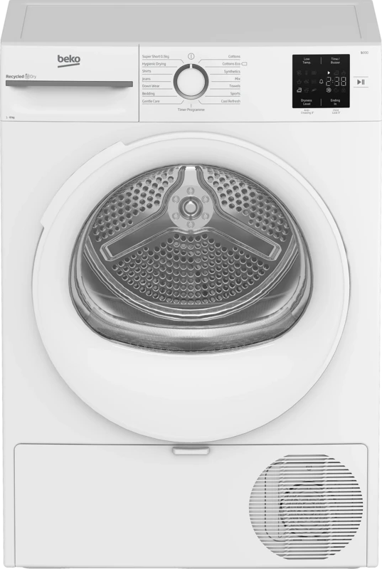 Image of Beko BM3T3822W 8KG Heat Pump Tumble Dryer