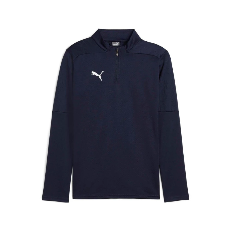 Image of Puma TeamFINAL Training quarter Zip Top Navy male 11-Dec