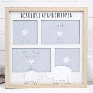 Image of Petit Cheri Multi Aperture Photo Frame - Grandchildren