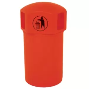 Image of 145L Black Recycled Spacebin with Gold Tidy Man logo