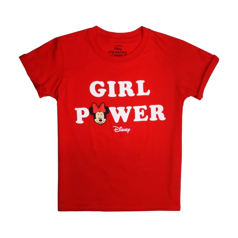 Image of Disney Kids Regular Fit T-Shirt Red female 9-10 Yrs