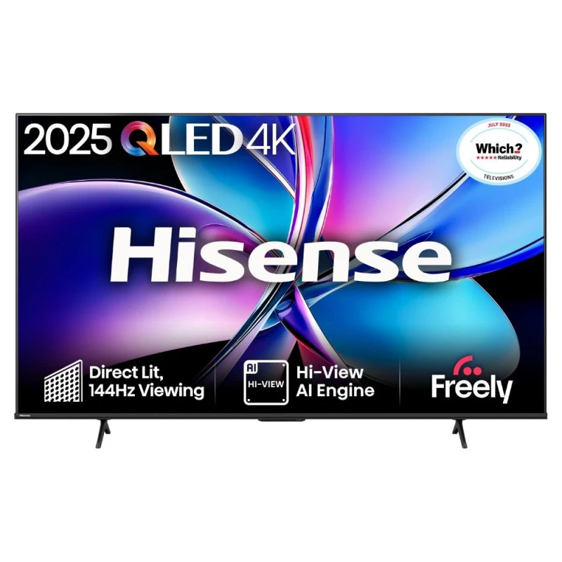 Image of 75" HISENSE E7Q PRO QLED 4K HDR Smart TV with Freely - 75E7QTUK PRO, Black 6942351416809