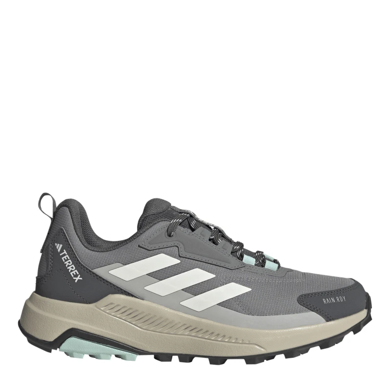 Image of adidas Terrex Anylander RAIN.RDY Hiking Shoes Womens Grey female 6 (39.3)