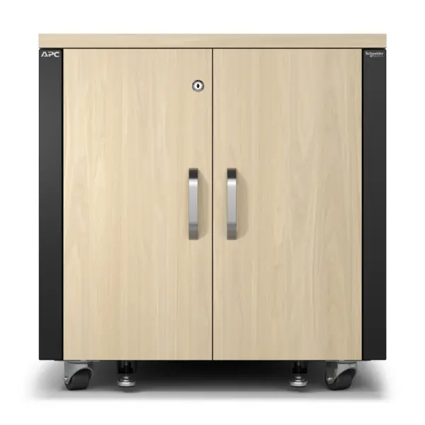 Image of APC Rack Cabinet 12U Freestanding Rack Black Maple Colour AR4012A Maple